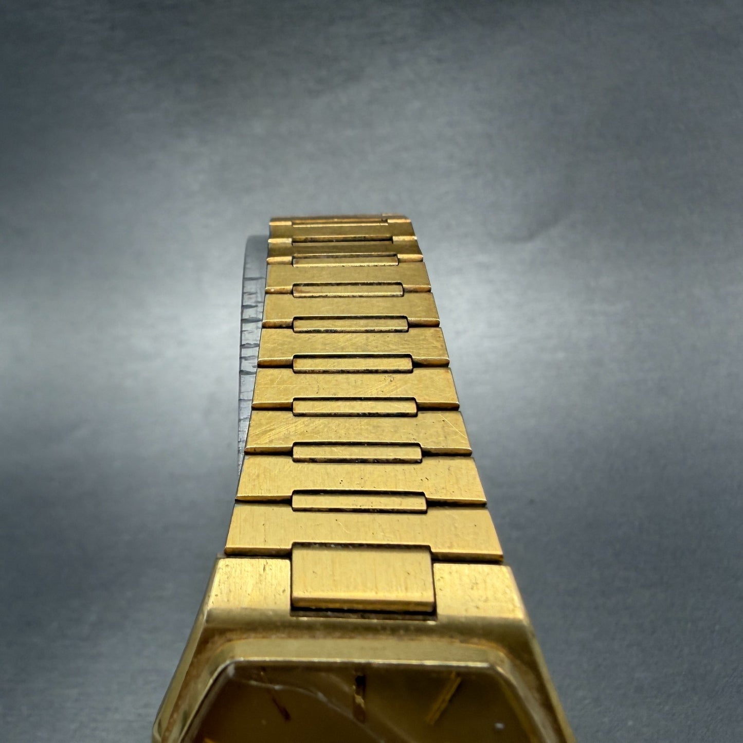Seiko SQ Watch Men 31mm Champagne Dial Gold Tone Daydate 7123-5239 New Battery3