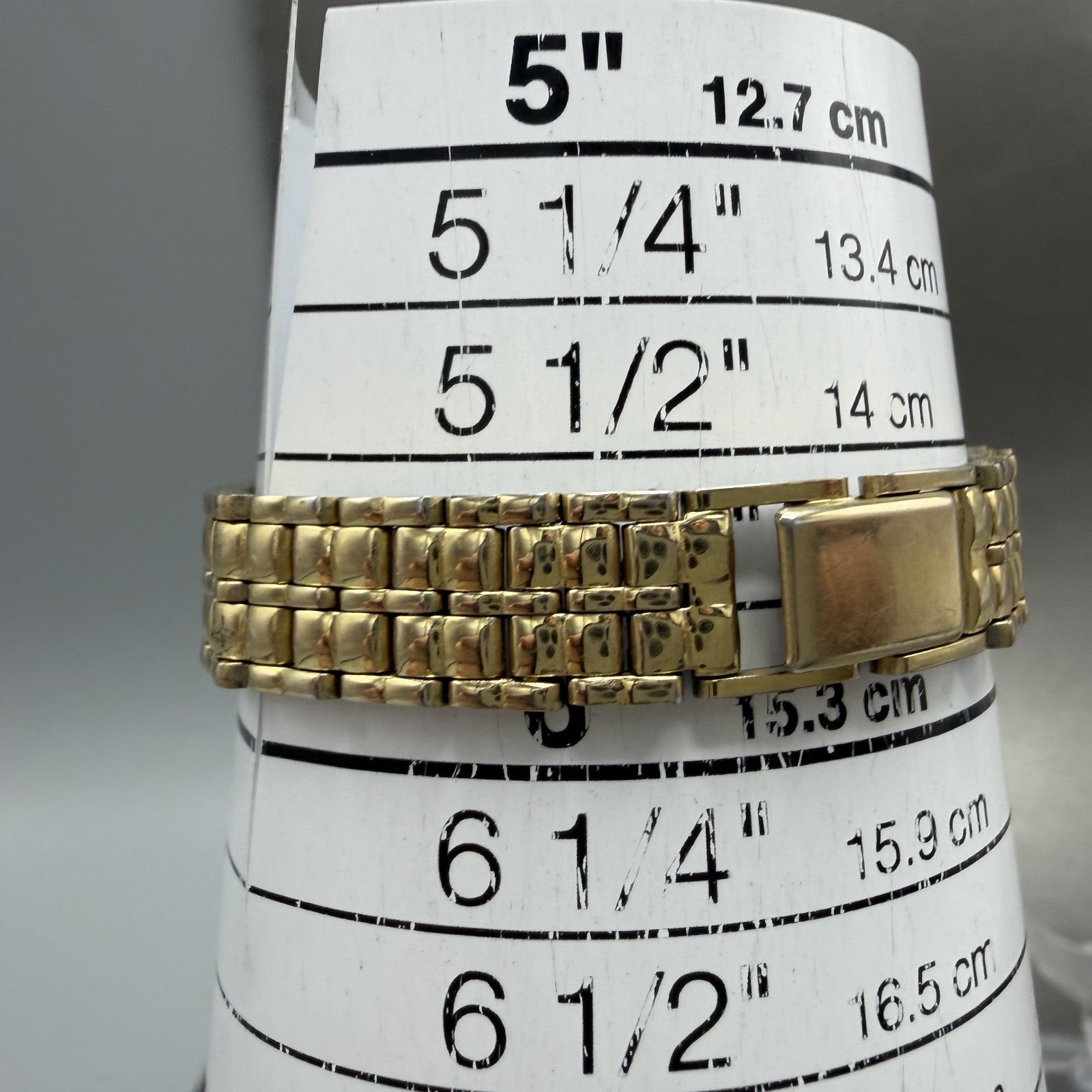 Gruen Watch Women 16mm Black Dial Gold Tone Oval new Battery Vintage10
