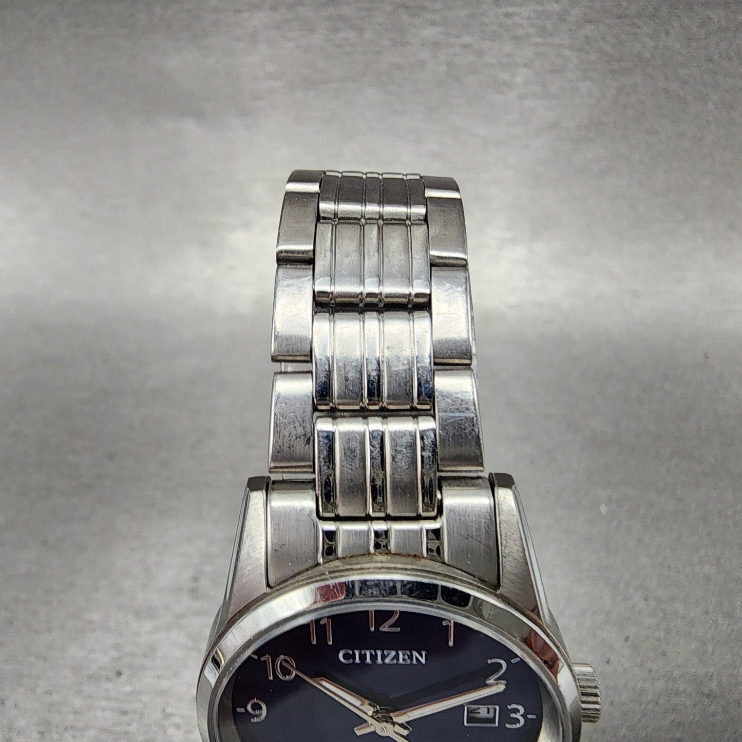 Citizen Watch Women 27mm Blue Dial Stainless Steel Date Round New Battery4