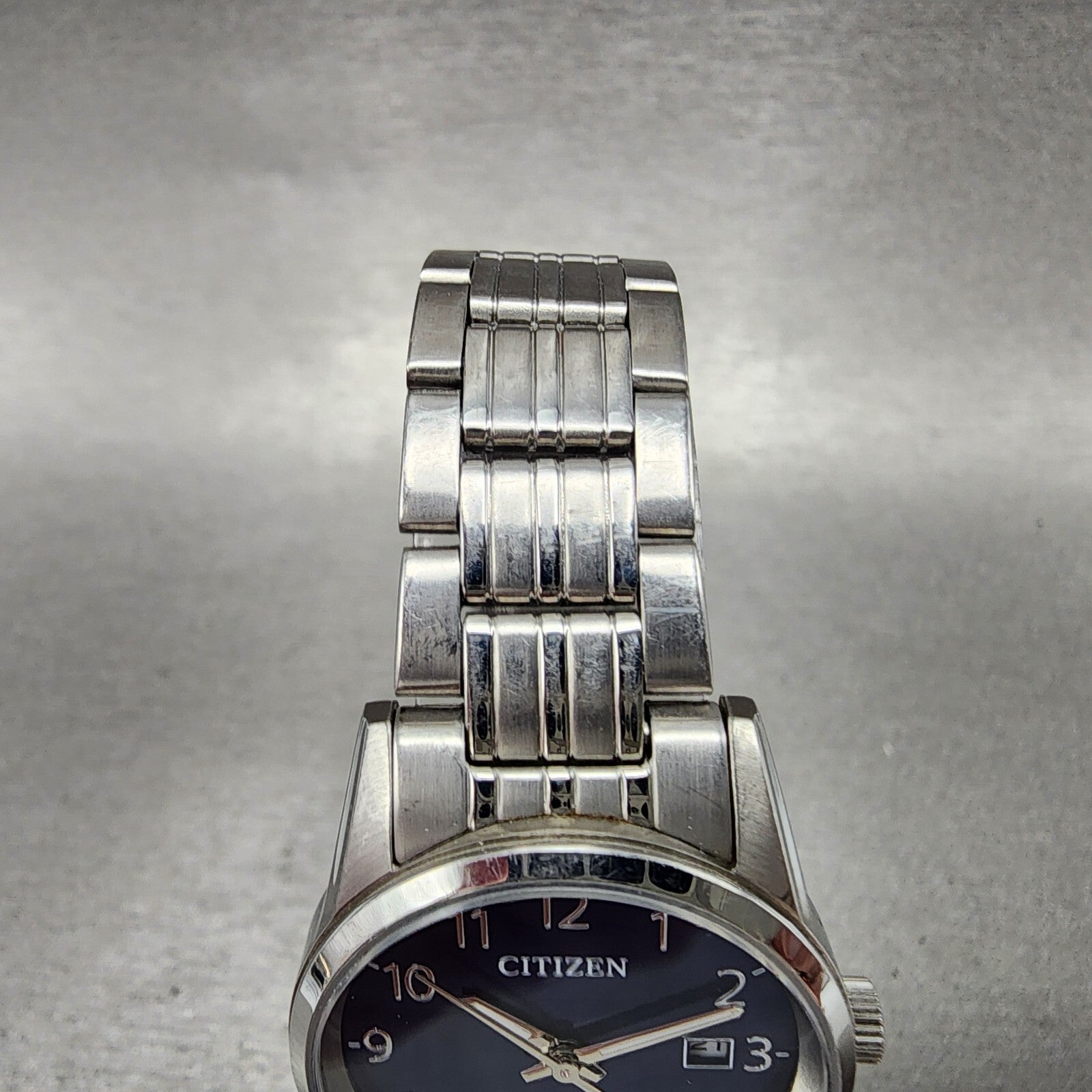 Citizen Watch Women 27mm Blue Dial Stainless Steel Date Round New Battery4