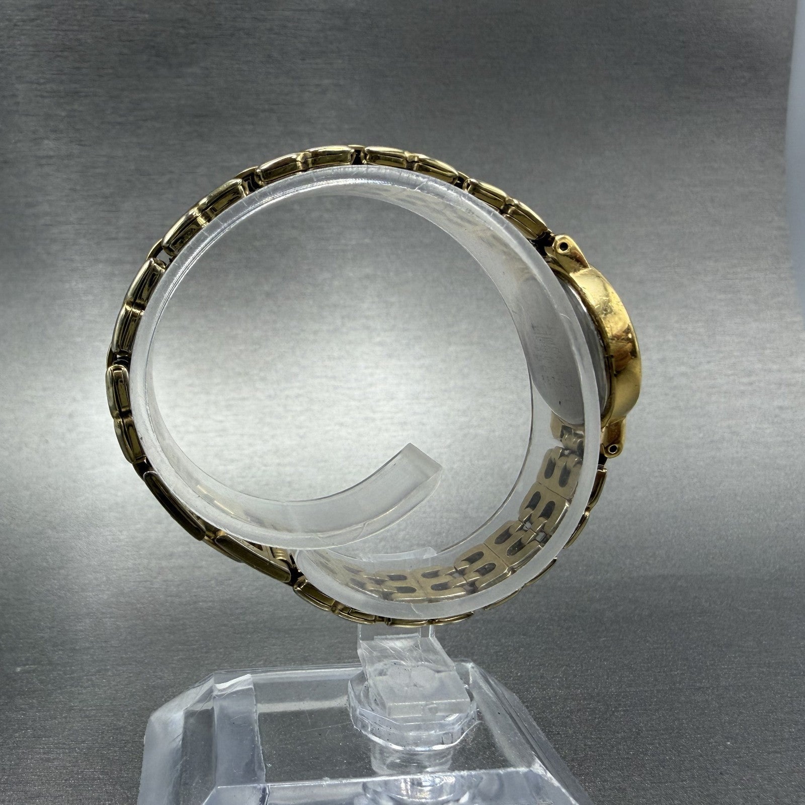 Seiko Watch Women 21mm Champagne Dial Gold Tone Round 1N00-1E09 New Battery LPU8