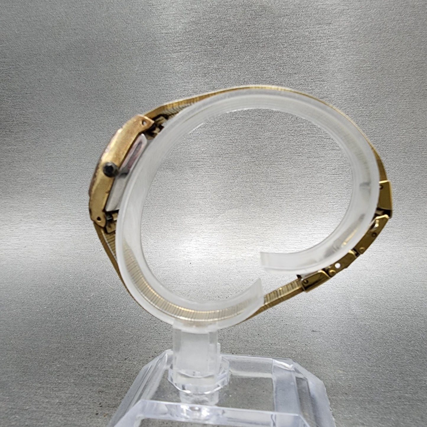 Citizen CQ Watch Women 20mm Champagne Dial Gold Tone Hexagon New Battery6