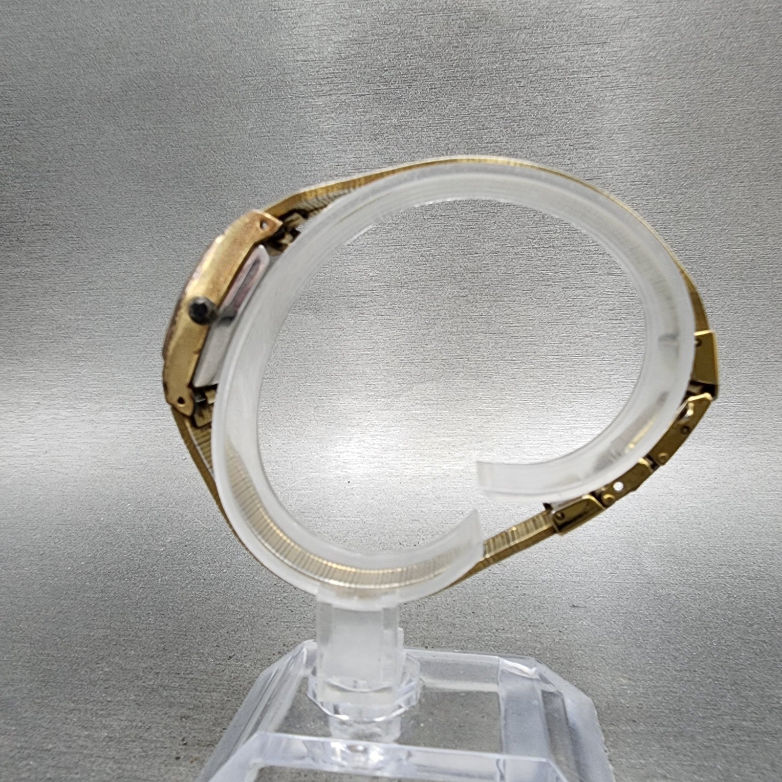 Citizen CQ Watch Women 20mm Champagne Dial Gold Tone Hexagon New Battery6