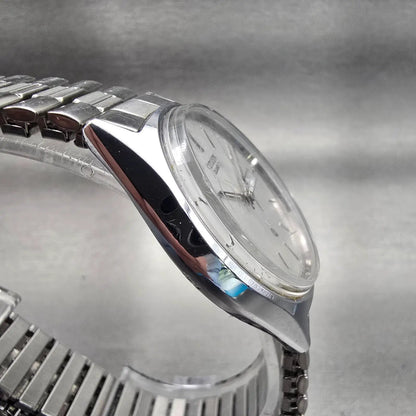 Citizen CQ Watch Men 36mm Silver Dial Silver Tone Daydate 1100-S63928 New Batt3