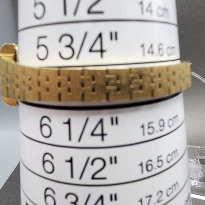 Citizen CQ Tank Watch Women 17mm Black Dial Gold Tone Rectangle New Battery10
