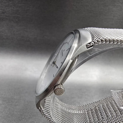Skagen Watch Men 40mm Silver Dial Silver Tone Date Round 780XLSS New Battery3
