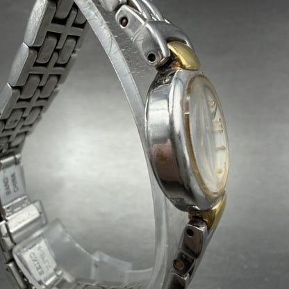 Seiko Watch Women 20mm MOP Dial Two Tone Round Bracelet 1N00-0GR0 New Battery3