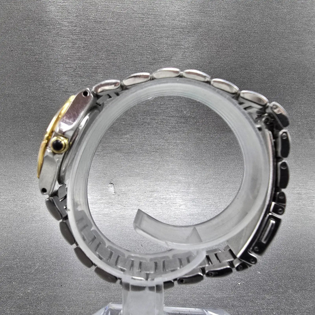 Citizen Eco-Drive Watch Women 27mm MOP Dial Two Tone Diamonds E011-S044235 Works7