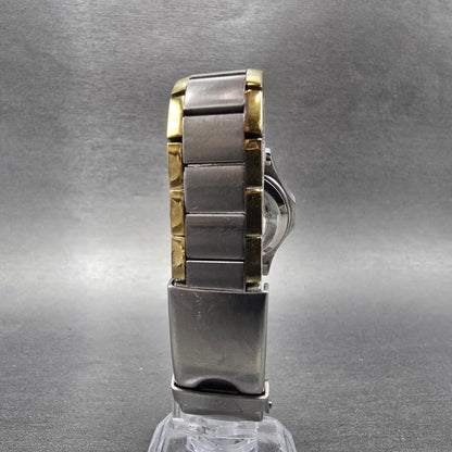 Wenger Swiss Military Dive Watch Women 30mm White Dial TwoTone Date 79052 NewBat7
