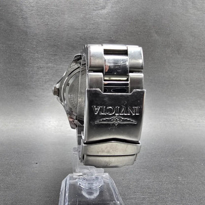 Invicta Pro Diver Watch Men 47mm Black Dial Silver Tone Date 12562 New Battery9