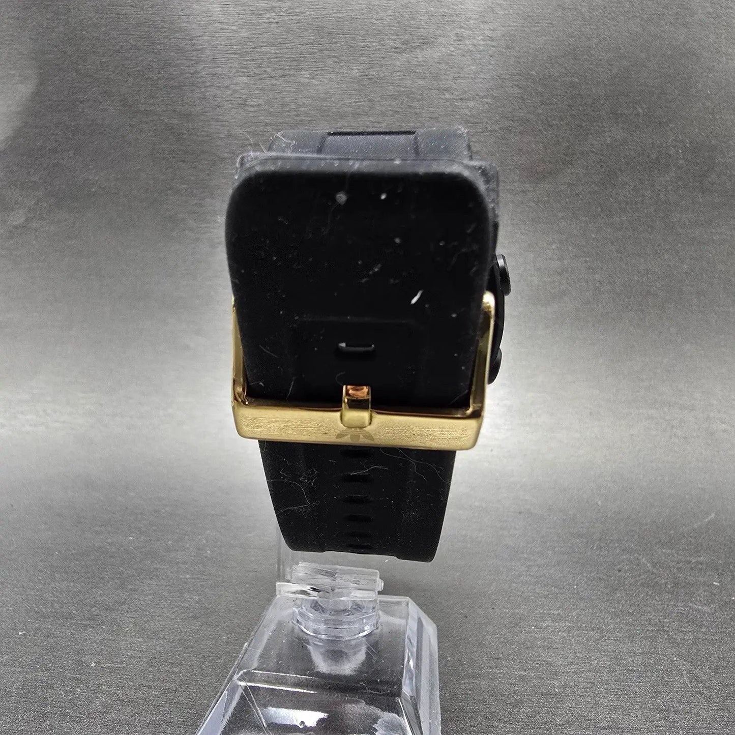 Adidas Calgary Digital Watch Men 50mm Black Gold Alarm Chronograph New Batt7