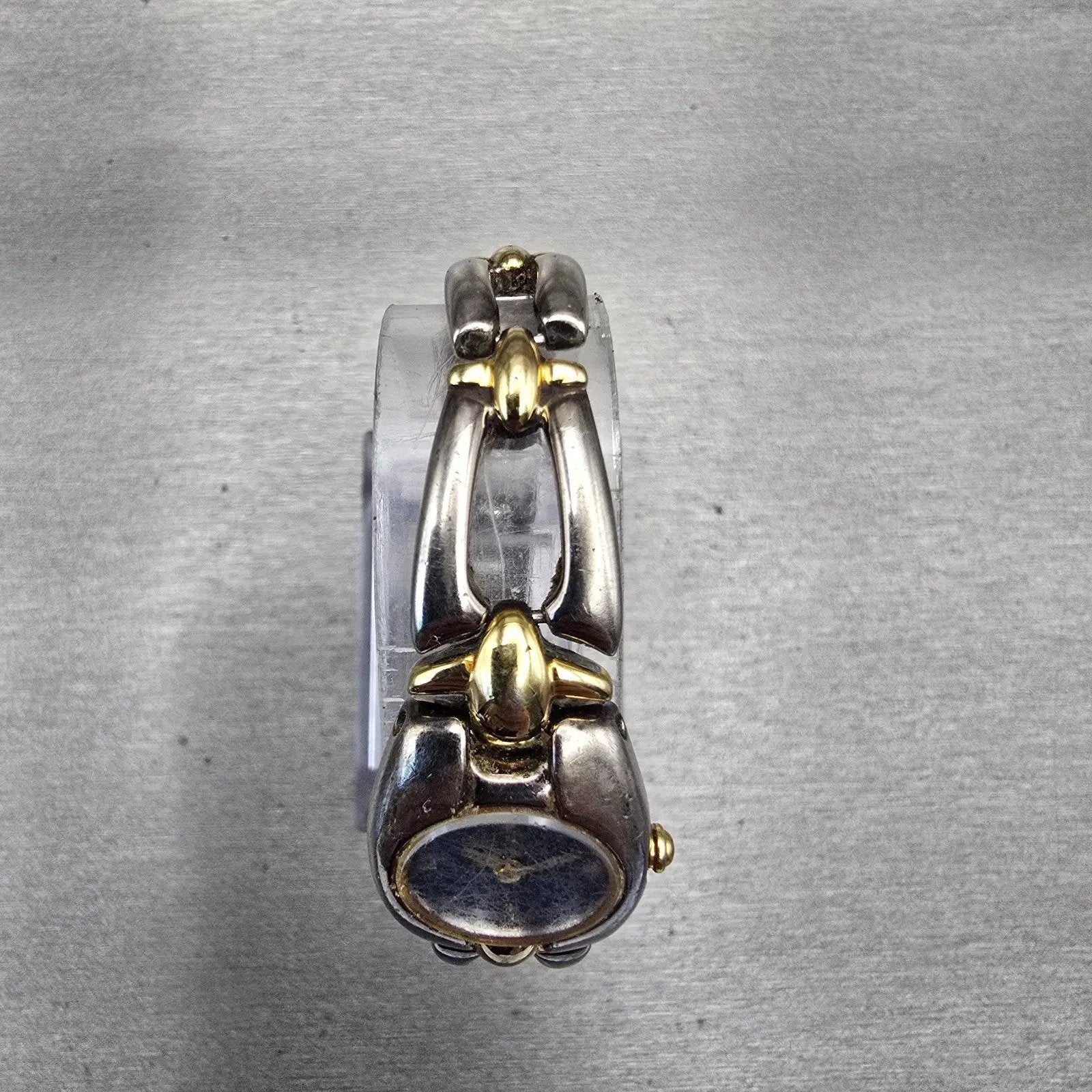 Citizen Watch Women 18mm Blue Dial Two Tone Oval 5421-S91590 New Battery Vintage4