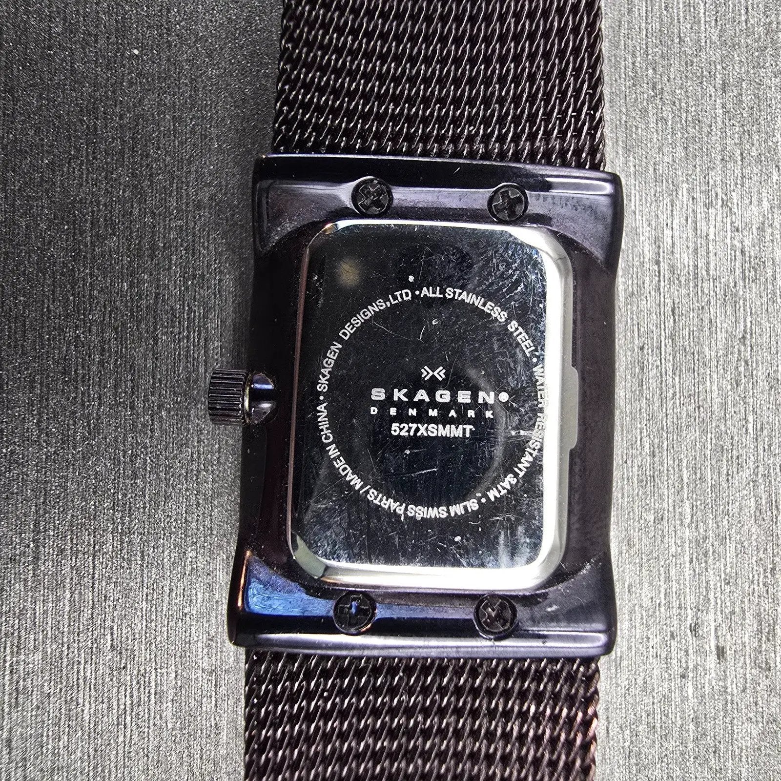 Skagen Denmark Watch Women 20mm Brown Dial Brown Tone Crystals 527XSMMT New Batt10