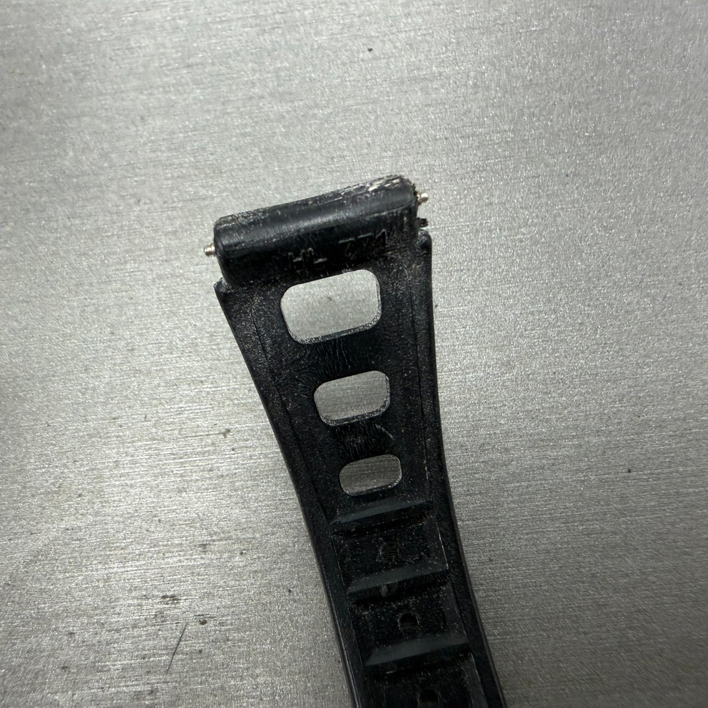 Seiko Dive Watch band 16mm Black Rubber HL 771  Japan Vintage5