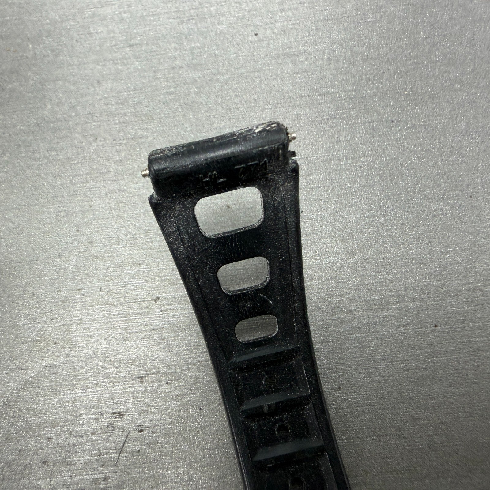 Seiko Dive Watch band 16mm Black Rubber HL 771  Japan Vintage5