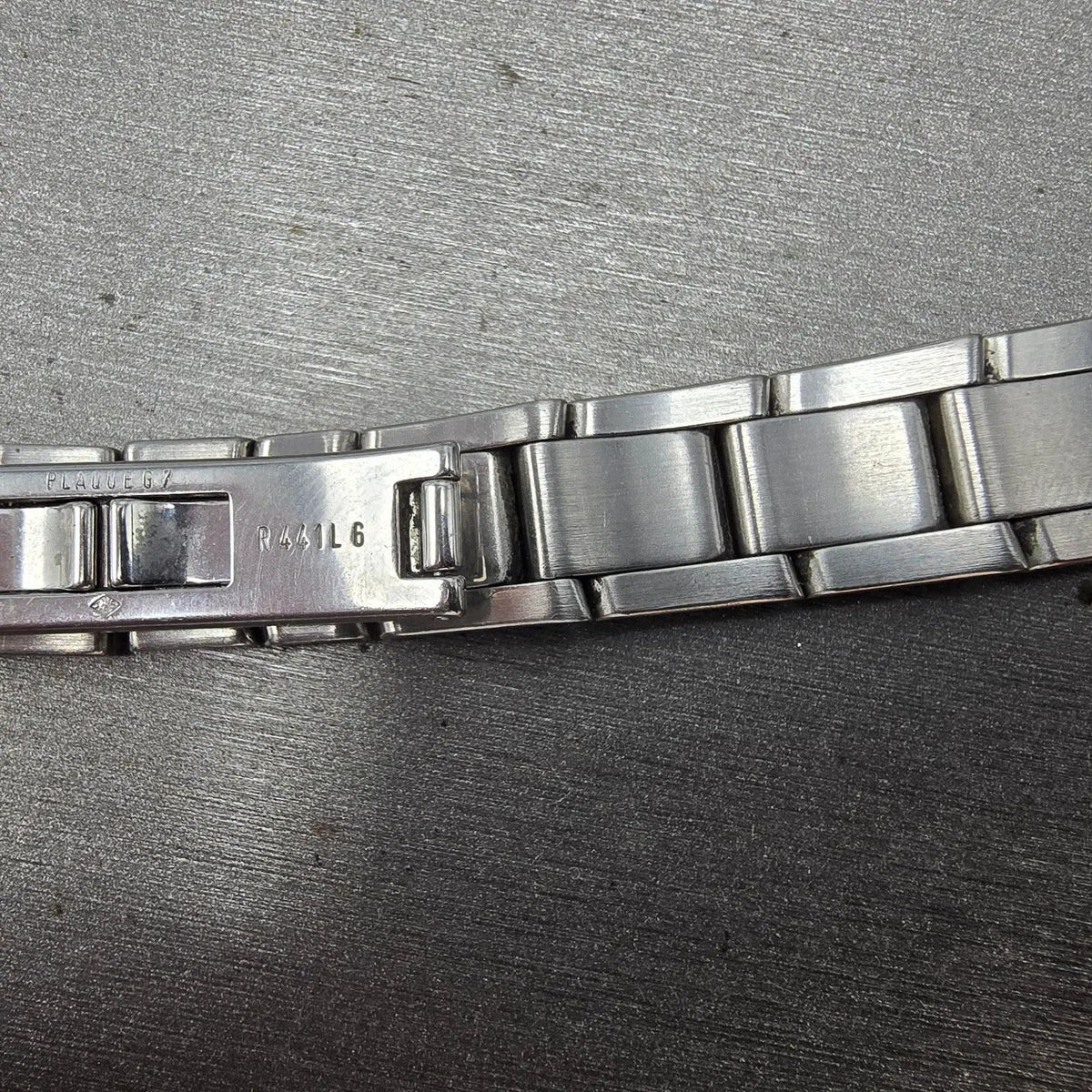 MovadoVerso Bracelet 11mm Two Tone Stainless Steel Butterfly Clasp 85-G4-82510