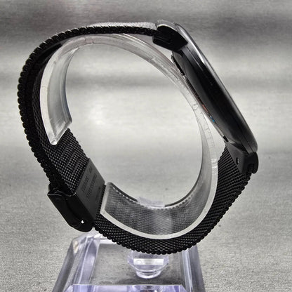 Skagen Watch Men 40mm Black Dial Black Tone Date Round SKW6053 New Battery8