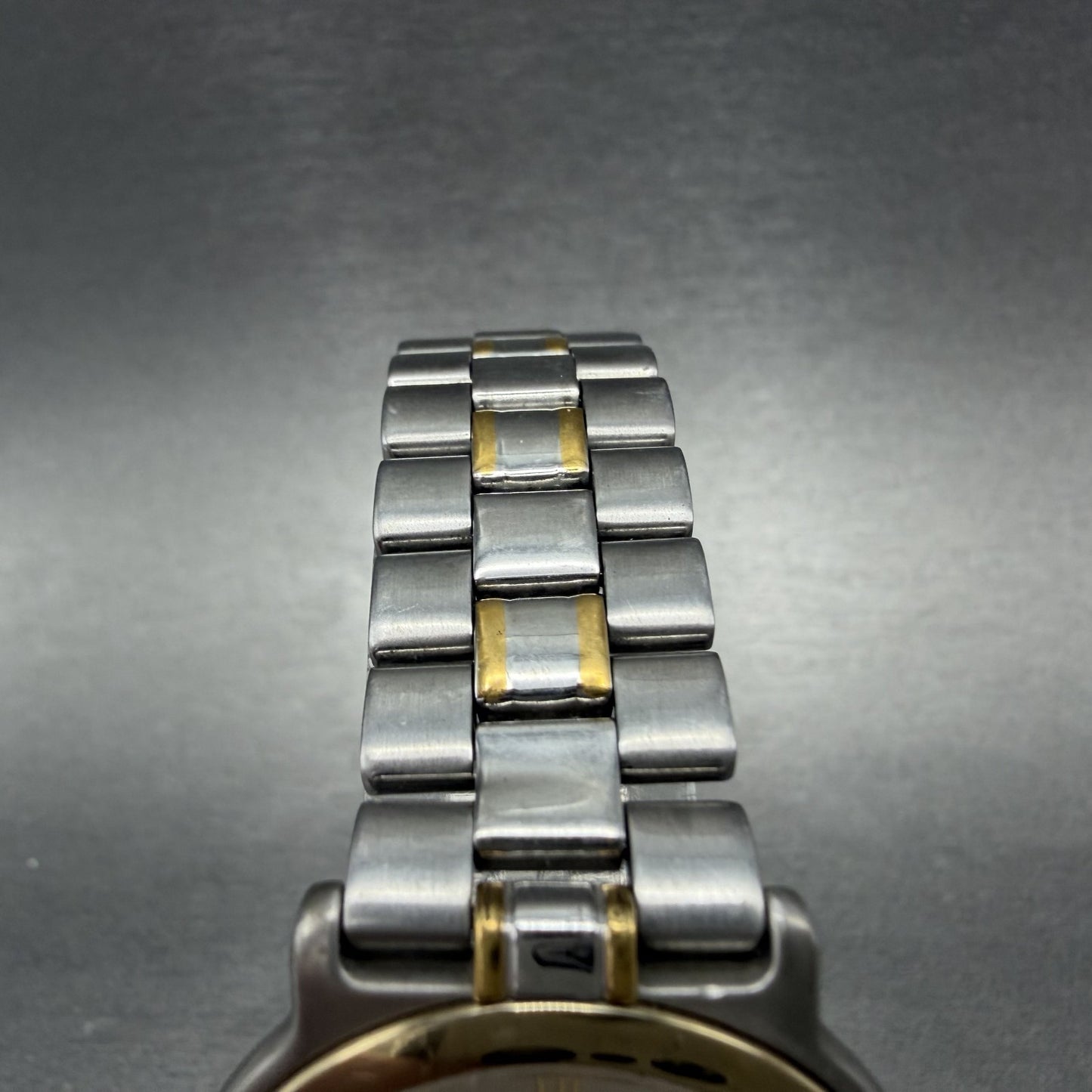 Seiko Lucent Watch Men 31mm White Dial Two Tone 5e21-6b70 New Battery JVTUTU4