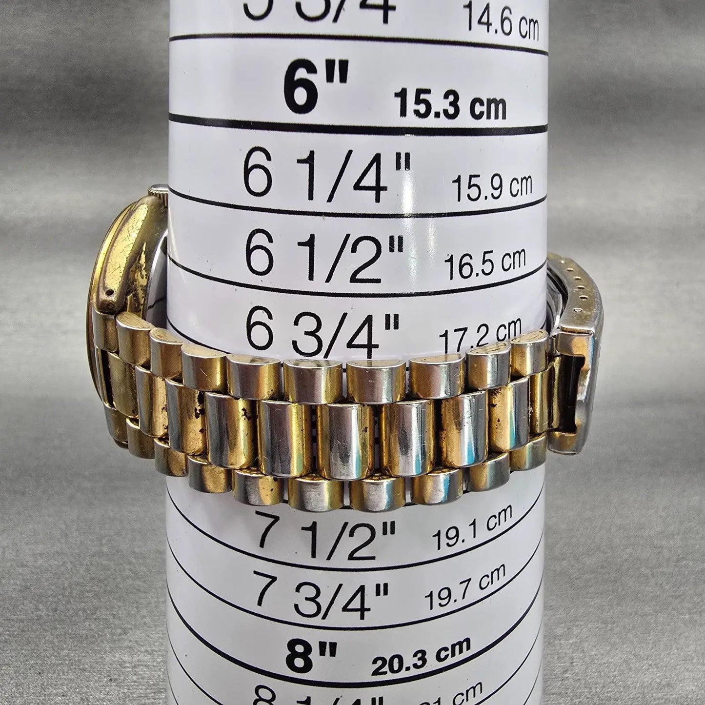 Seiko Alba Watch Men 35mm Champagne Dial Two Tone Daydate V733-7A70 New Battery9