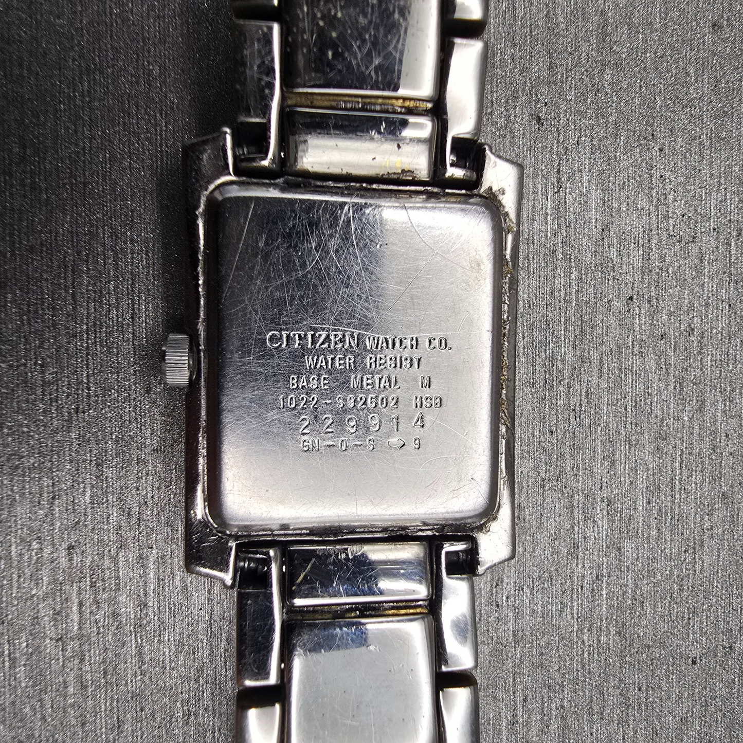 Citizen Watch Women 22mm White Dial Silver Tone Gemmed 1022-S92602 New Battery10