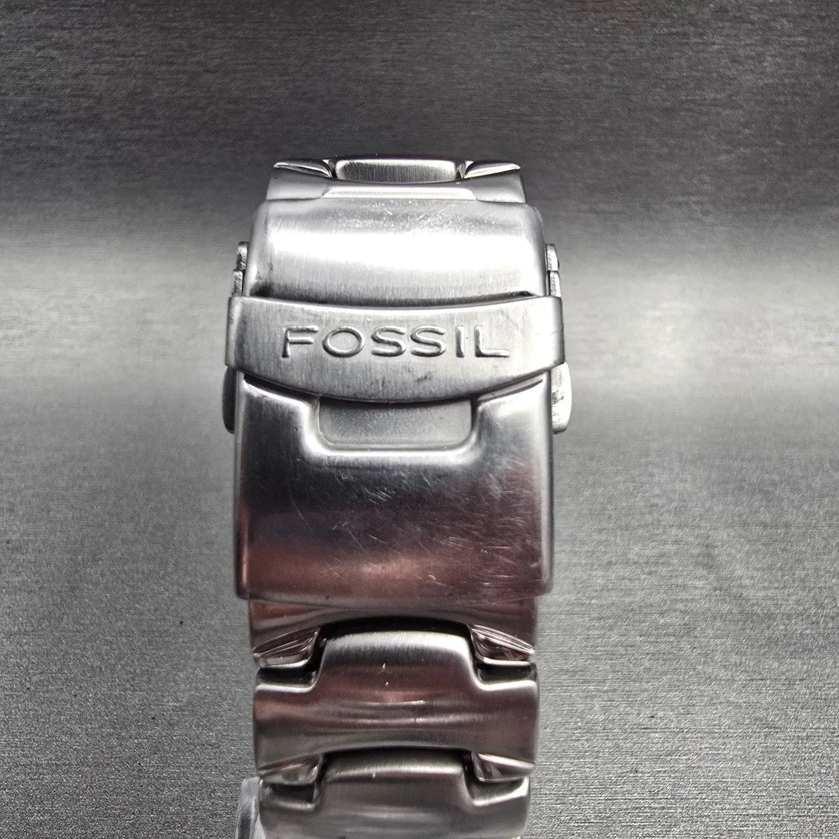 Fossil Blue Watch Men 39mm Blue Dial Silver Tone Round AM-3395 New Battery7