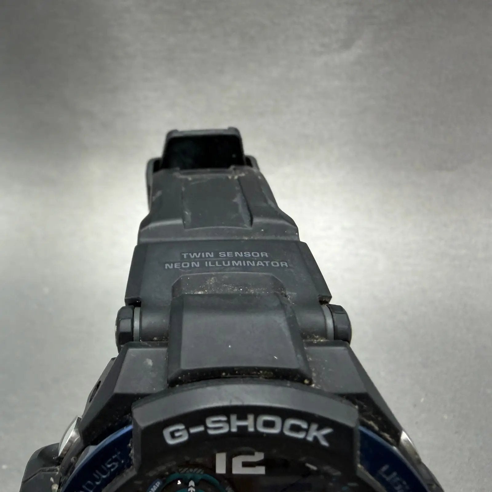 Casio G-Shock Gravity Master Watch Men 52mm Black Blue Analog Digital New Batt4