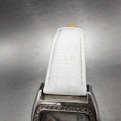Stauer Watch Women 34mm MOP Dial Steel Diamond Accents 15510 New Battery