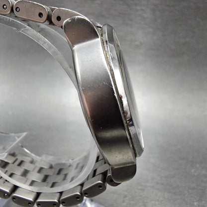 Citizen Eco-Drive Attesa Watch Men 38mm Black Dial Titanium Chrono Alarm Works3