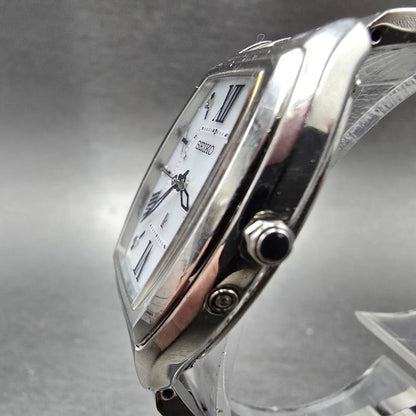 Seiko Lukia Atomic Solar Watch Women 25mm White Dial titanium 1B22-0CC0 PARTS3