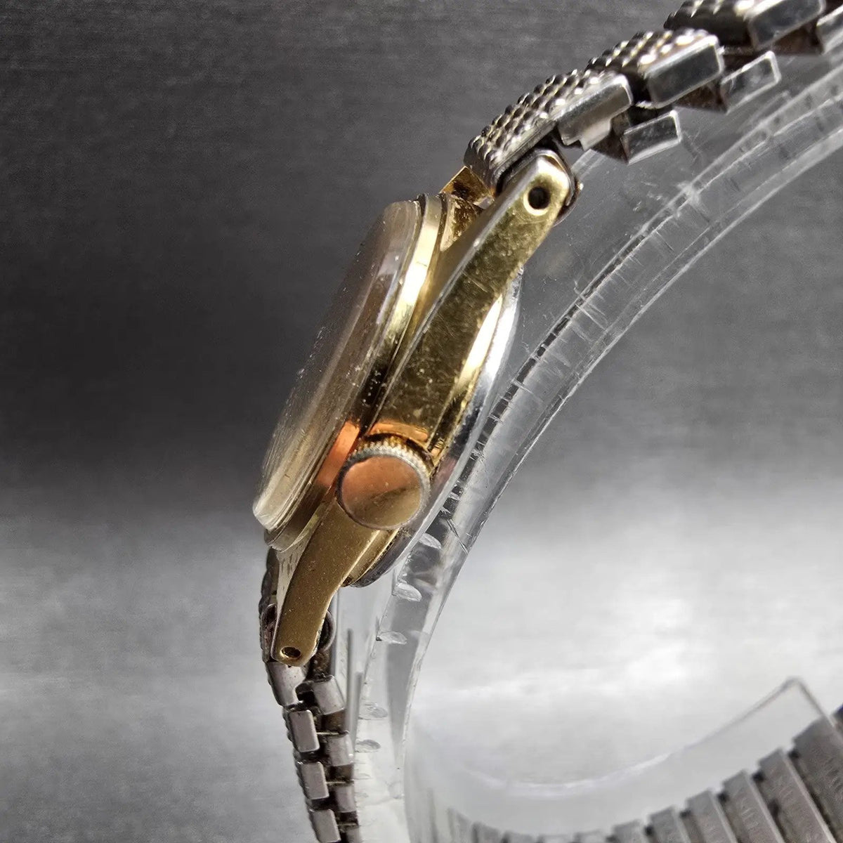 Seiko Watch Women 19mm White Dial Gold Tone Round 5420-0099 New Battery Vintage2