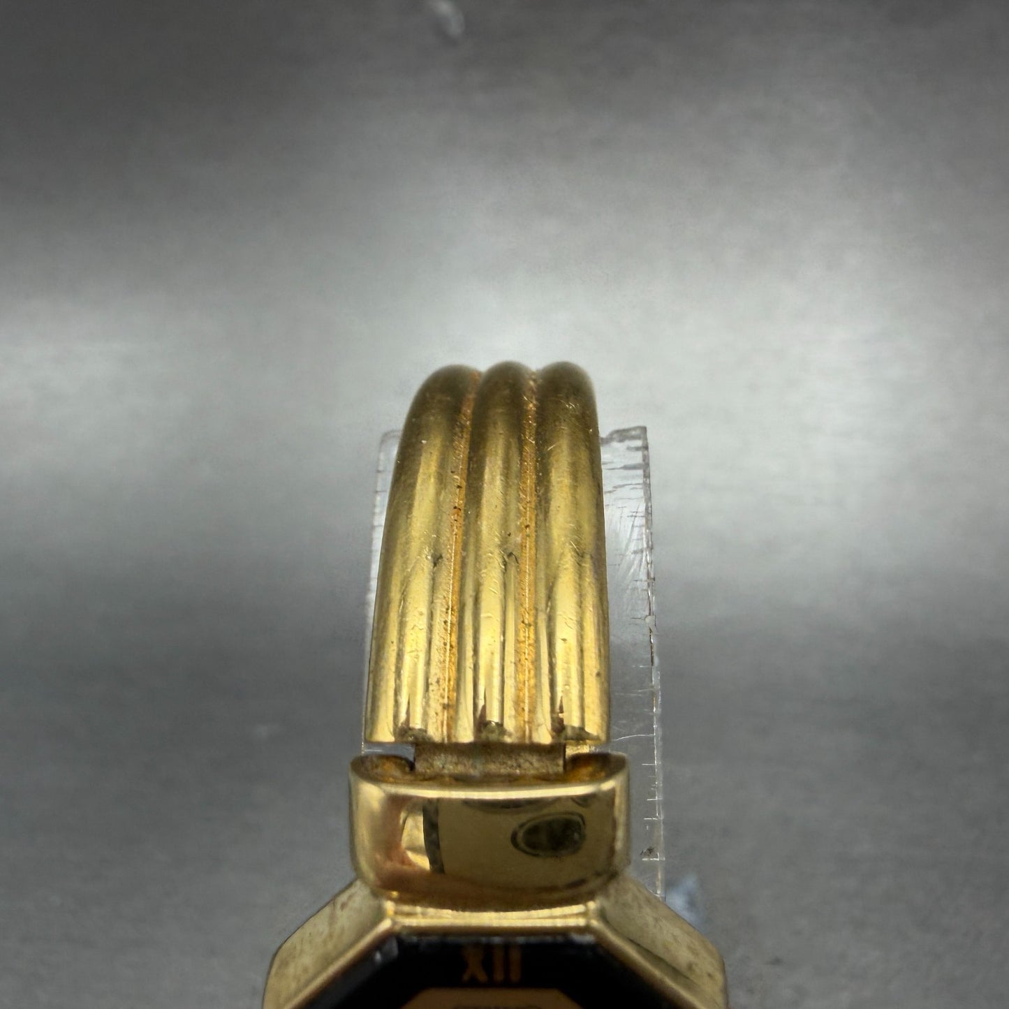 Seiko Watch Women 19mm Champagne Dial Gold Tone Octagon 1N00-5E49 New Battery4