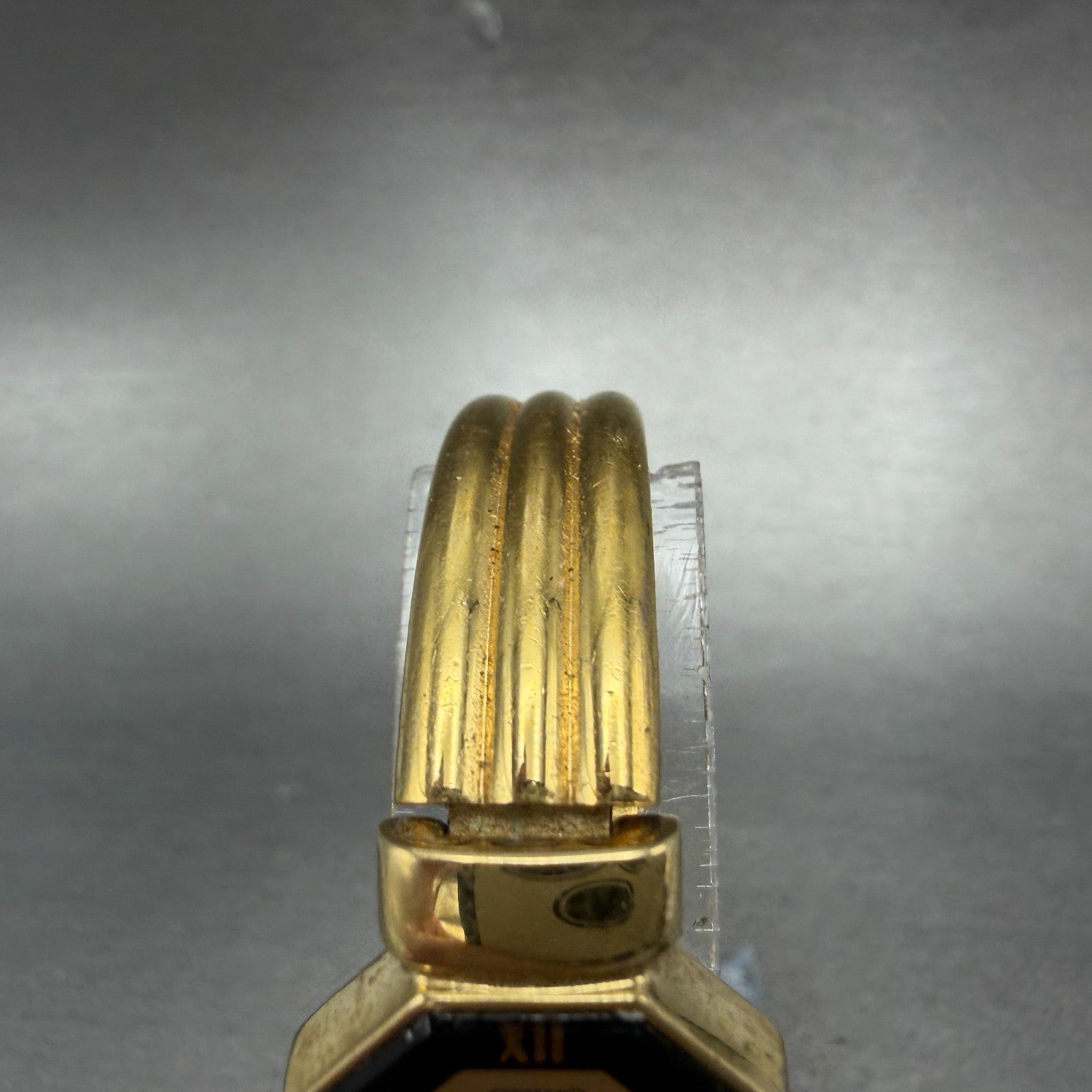 Seiko Watch Women 19mm Champagne Dial Gold Tone Octagon 1N00-5E49 New Battery4