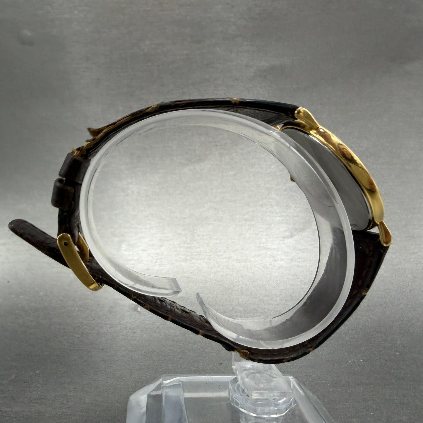 Omega De Ville Watch Men 32mm Gold Dial Gold Plated Cal1378 195.0075.2 PARTS9