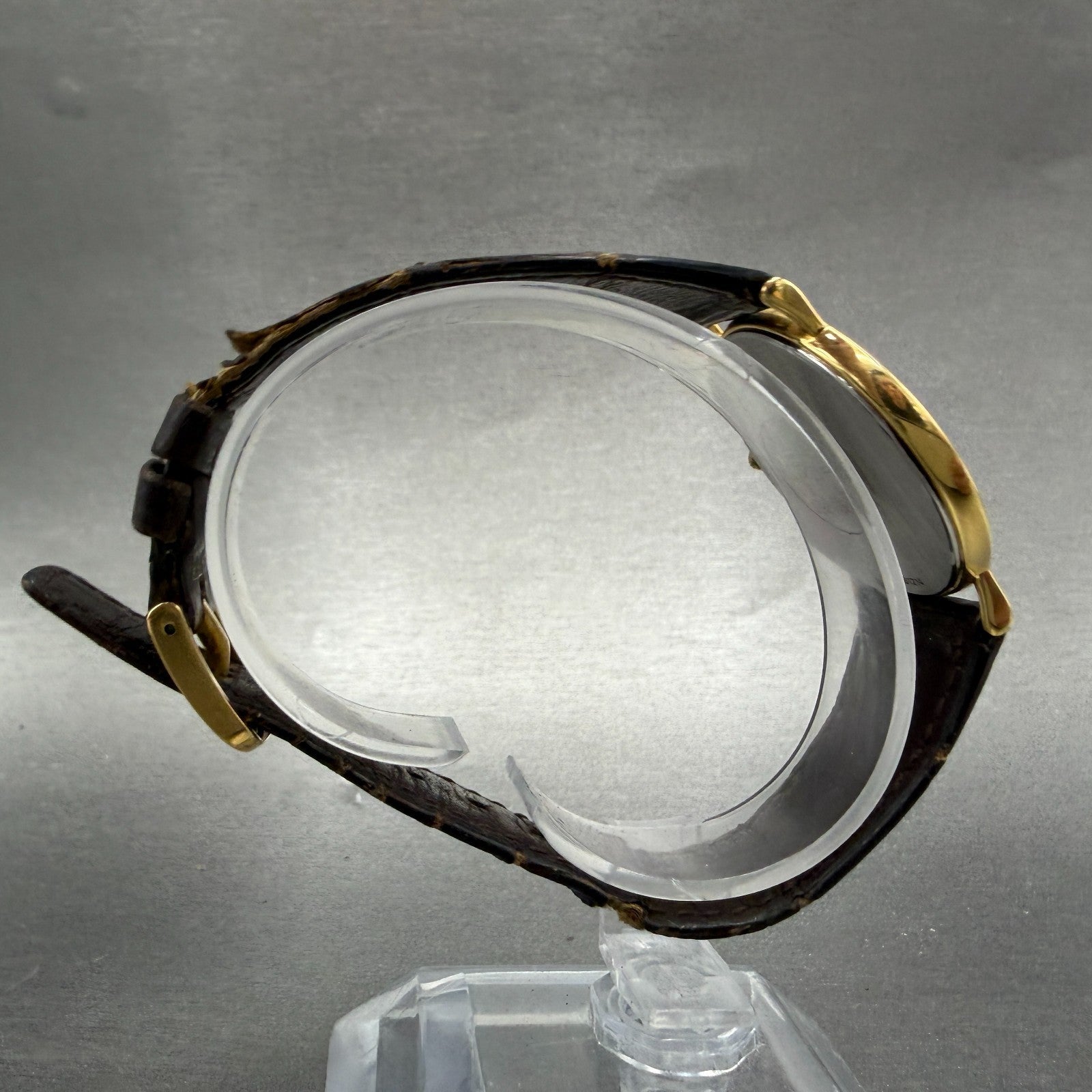 Omega De Ville Watch Men 32mm Gold Dial Gold Plated Cal1378 195.0075.2 PARTS9