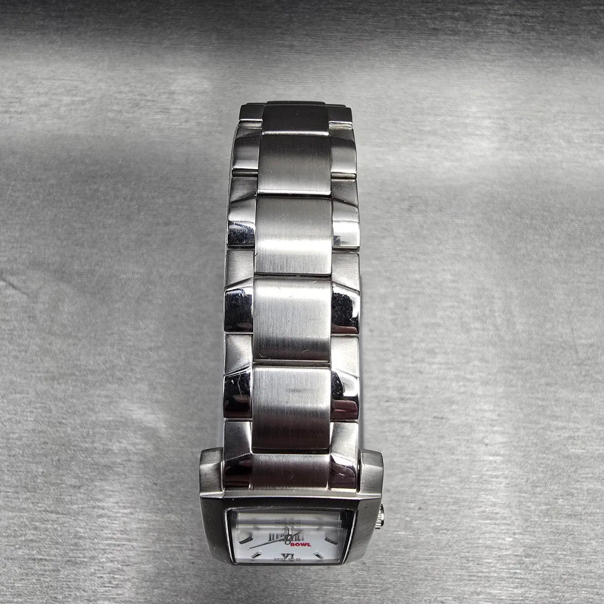 Bulova Tank Watch Men 22mm White Dial Silver Tone Rectangle 96L95 New Battery 234