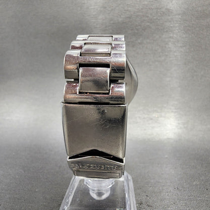 Swatch Irony Happy Joe Watch Men 37mm Gray Dial Steel Date Round New Battery NG17