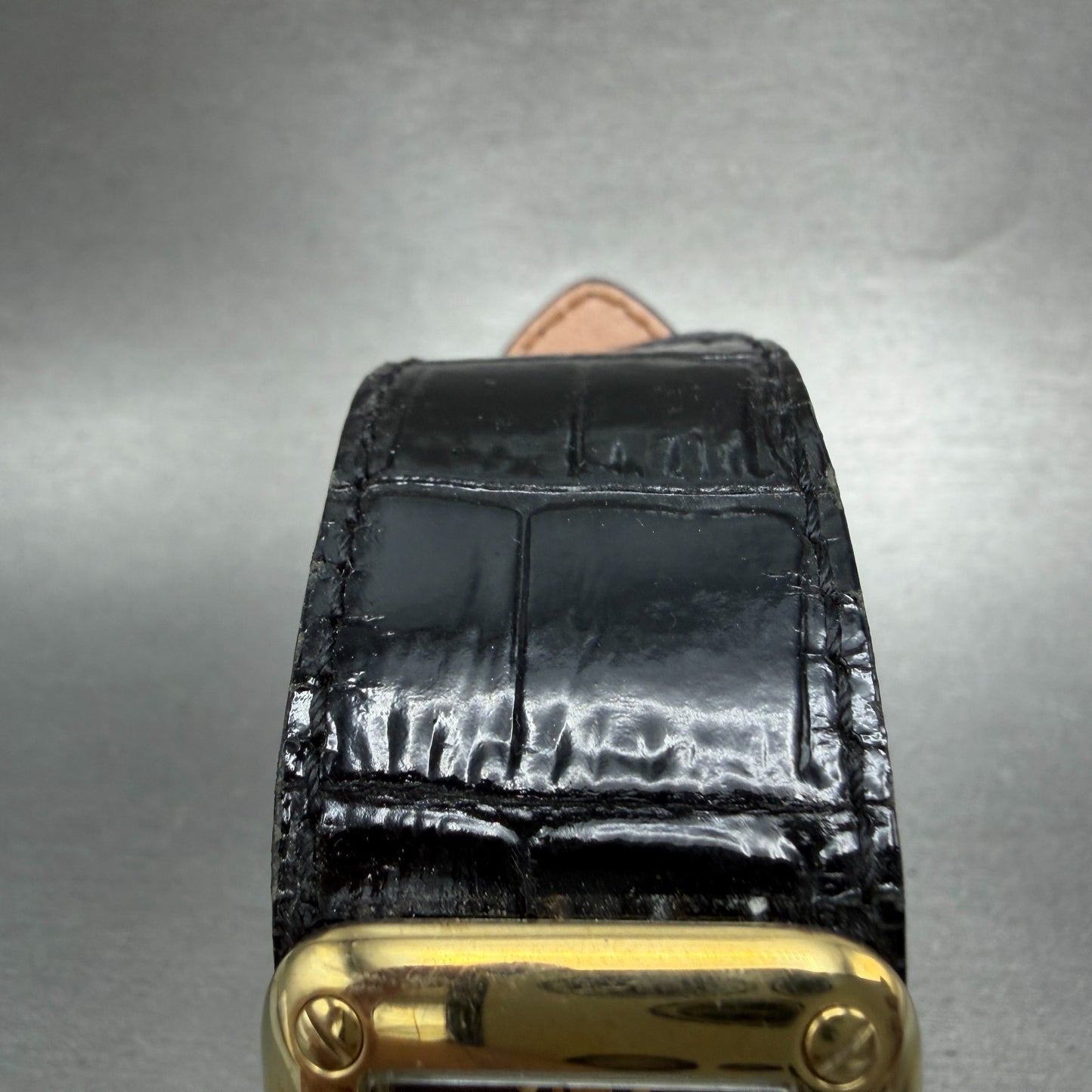 Marc Jacobs Watch Women 28mm Black Dial Gold Tone Rectangle MBM1135 New Battery4