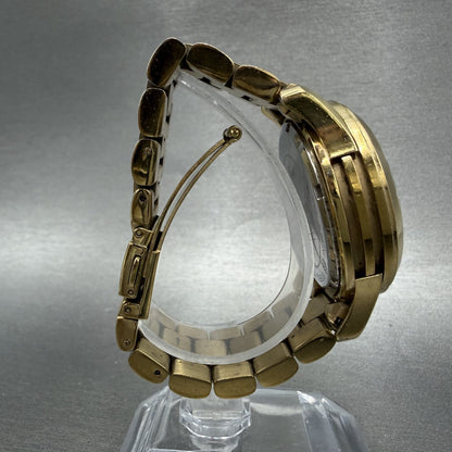 Michael Kors Runway Chronograph Watch Women 38mm Champagne Dial Gold Tone NewBat8