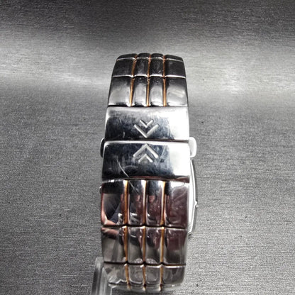 Skagen Watch Women 32mm MOP Dial Two Tone Daydate Square 626SSXR New Battery7