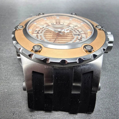 Invicta Subaqua Reserve GMT Watch Men 51mm Rose Gold & Silver 16819 Date PARTS7
