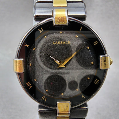 Seiko Lassle Watch Women 24mm Black Dial Black Tone 2f500180 PARTS2