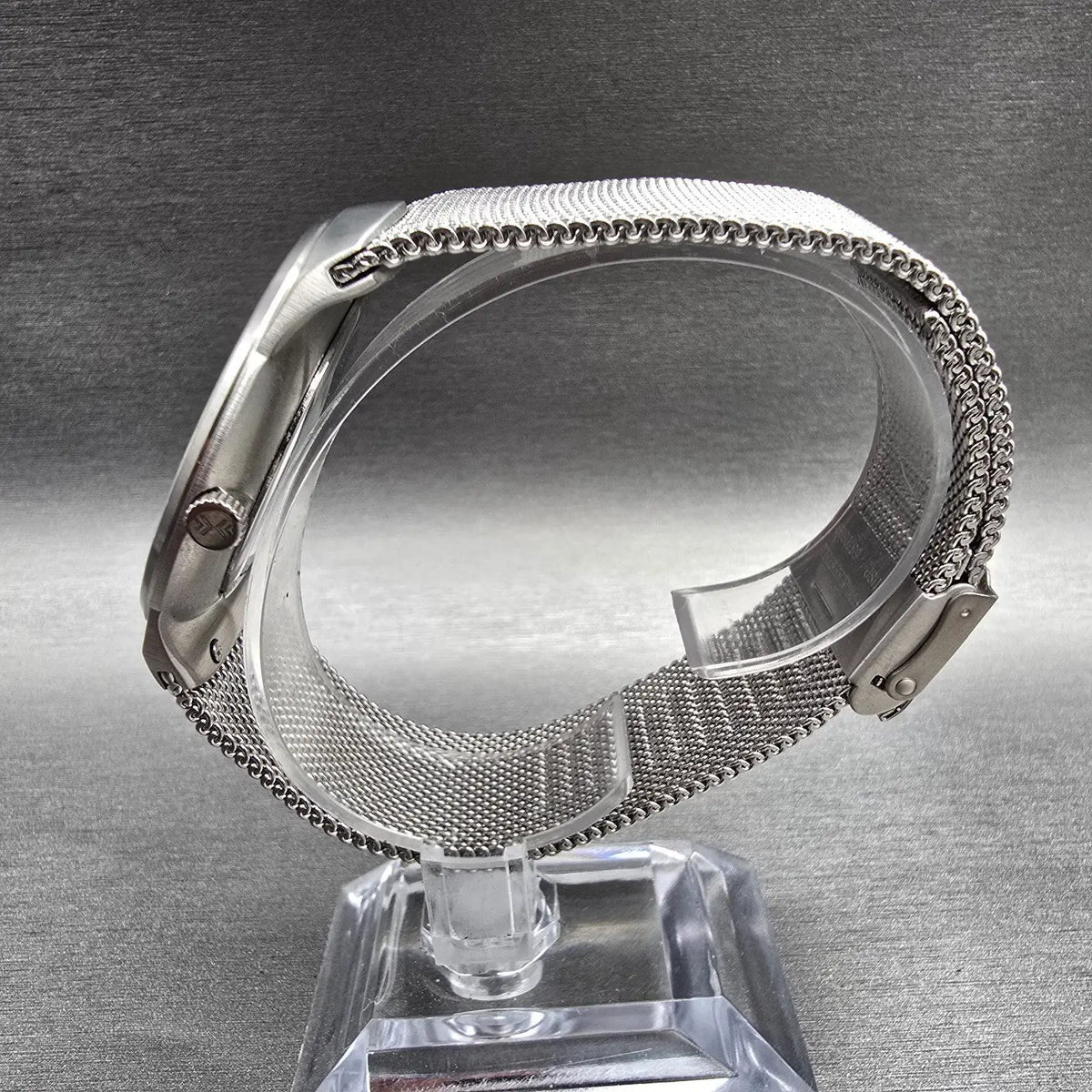 Skagen Watch Men 40mm Silver Dial Silver Tone Date Round 780XLSS New Battery7