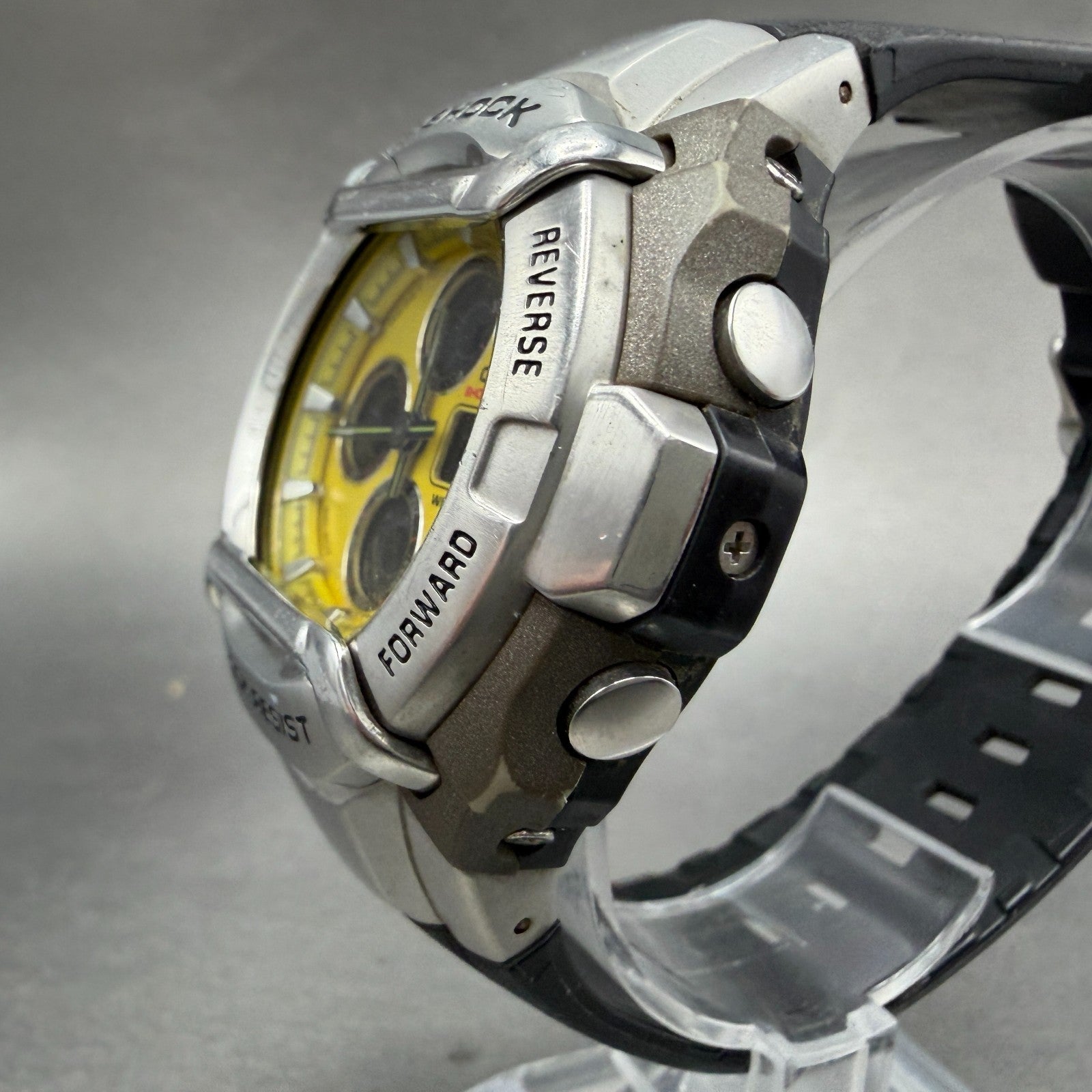 Casio G-Shock G-511 Watch Men 45mm Yellow Dial Steel Analog Digital PARTS3