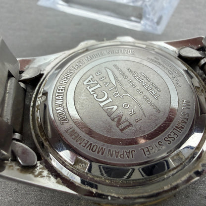 Invicta Pro Diver Watch Unisex 39mm MOP Dial Two Tone Date 31702 Round PARTS10