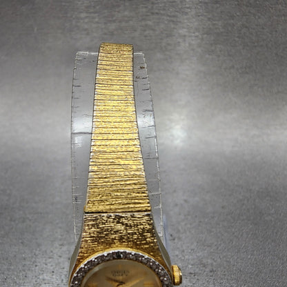 Citizen CQ Watch Women 17mm Champagne Dial Gold Tone 3220324196 New Battery4