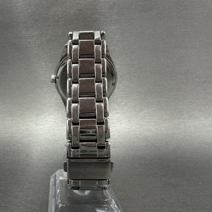 Michael Kors Watch Women 40mm MOP Dial Silver Tone Round MK5325 New battery7