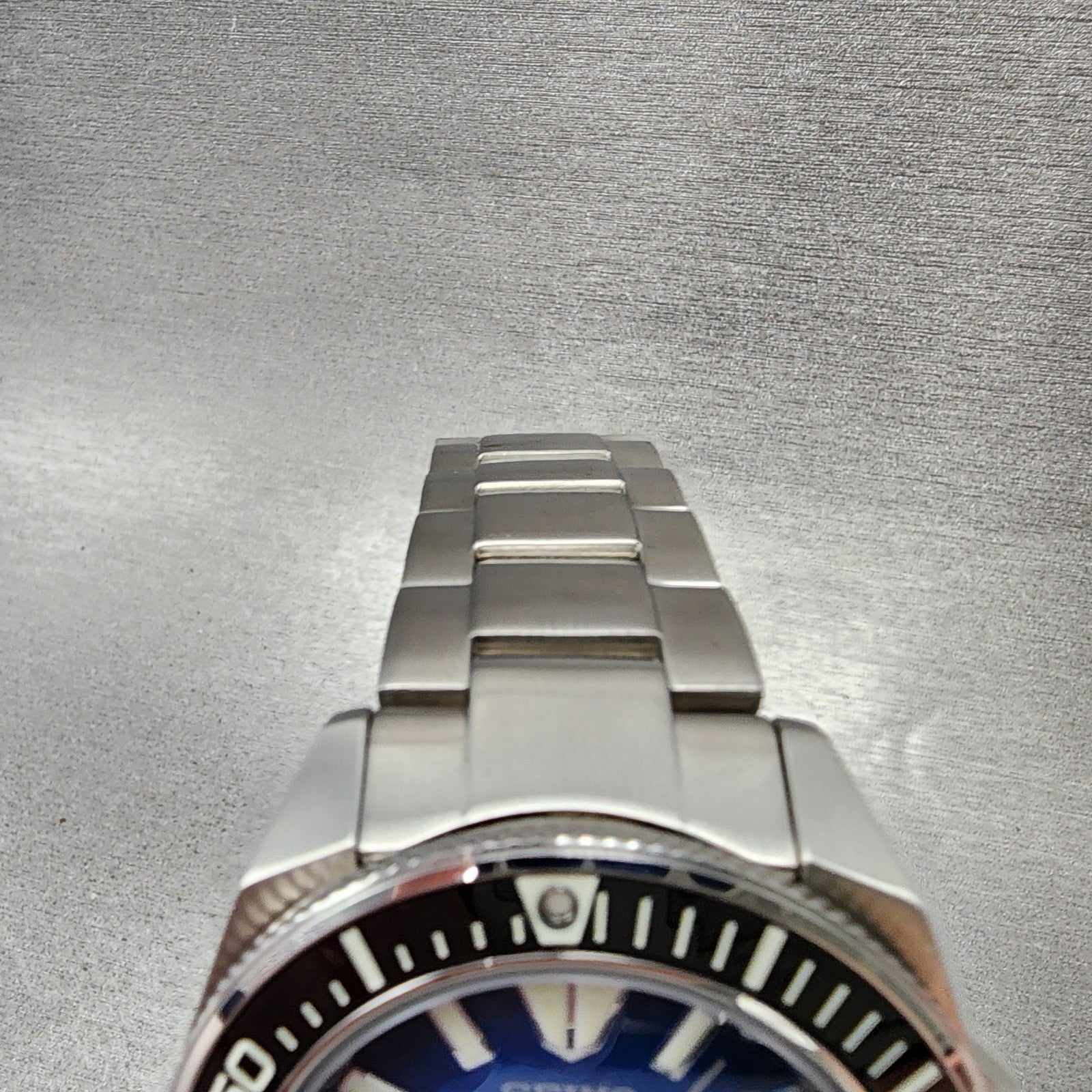 Seiko Prospex Save The Ocean Samurai Watch Men 44mm Blue Dial Steel Date Auto5