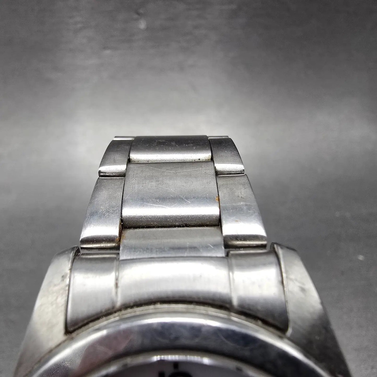 Citizen Reguno Atomic SolarWatch Men 36mm White Dial Silver Tone Date PARTS5