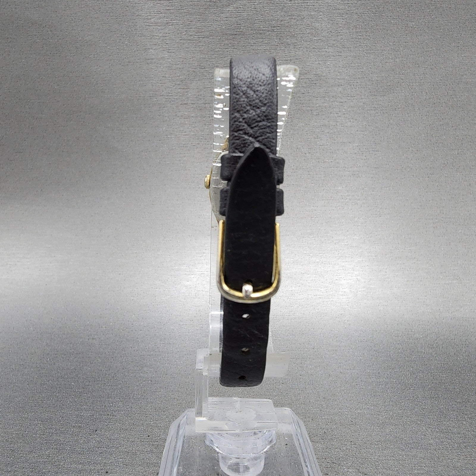 Seiko Tank Watch Women 17mm Champagne Dial Gold Tone 23206559 New Battery8