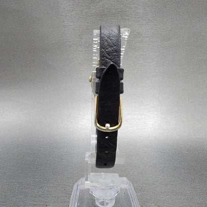 Seiko Tank Watch Women 17mm Champagne Dial Gold Tone 23206559 New Battery8